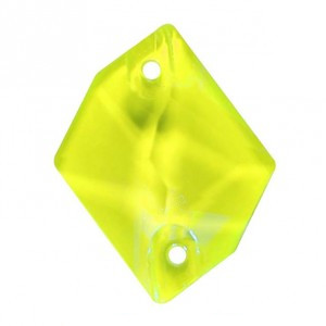 Varrható neon színű kozmikus kő  méret: 17x13mm 550.- Ft./db - CRYSTAL GIALLO FLUO